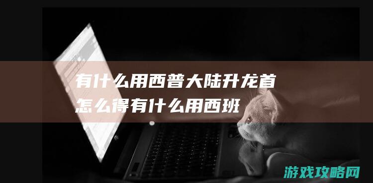 有什么用|西普大陆升龙首怎么得 (有什么用西班牙语怎么说)