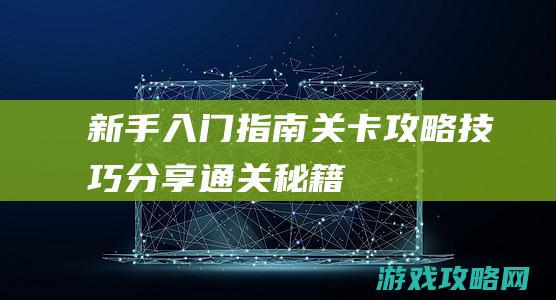 新手入门指南、关卡攻略、技巧分享、通关秘籍 (mc新手入门指南)