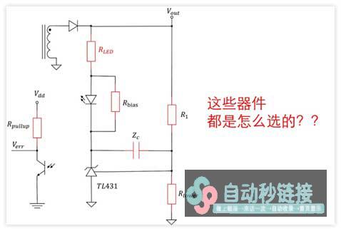 开关电源：对于TL431电路的电阻取值