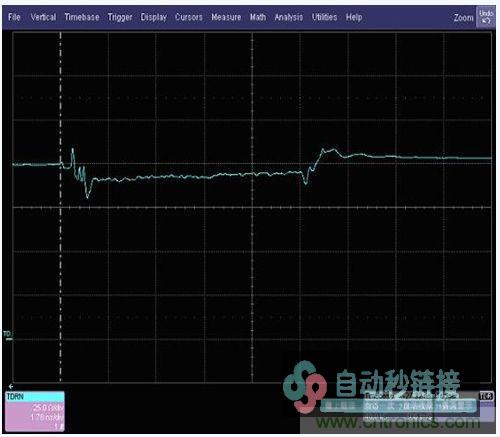 3.0带有衔接器线缆的阻抗vs期间测量